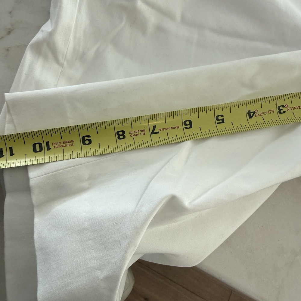 NWT Lauren Ralph Lauren White Cotton Stretch Preppy Bermuda Golf Shorts Size 12 - Picture 6 of 9